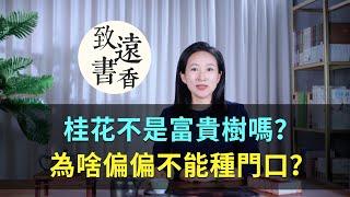 桂花不是富貴樹嗎？為啥偏偏不能種門口？-致遠書香