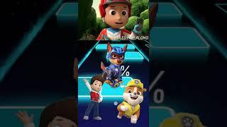 Paw Patrol Scary Chase vs Ryder x Coffin Dance _ Tiles Hop EDM Rush _coffindance _tileshop