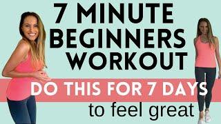 7 MINUTE BEGINNERS WORKOUT | No jumping Low Impact Cardio with Lucy Wyndham-Read - 7 DAY CHALLENGE