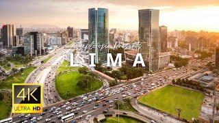 Lima, Peru  in 4K ULTRA HD 60FPS Video by Drone