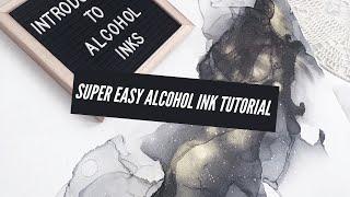 QUICK & EASY Alcohol Ink Art Tutorial that Anyone Can Do