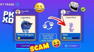 I made her fool  || Pet trade challenge in Pk XD #pkxd || Pk XD New Pet trade With a creator 