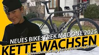 Das perfekte Rennrad-Setup? ‍️ TREK Madone SL6 2025 mit Aero-Flaschen, Wachs & Tubeless