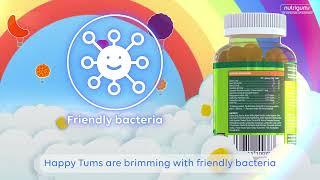 Supliment alimentar Happy Tums Digestion Gummies, Nutrigums