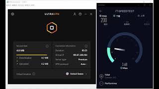 【UltraVPN】Review United States Speed Test ️️️️