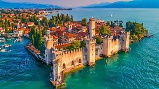 LAKE GARDA - THE MOST BEAUTIFUL VILLAGES ON LAKE GARDA - THE MOST BEAUTIFUL PLACES IN ITALY 4K HDR