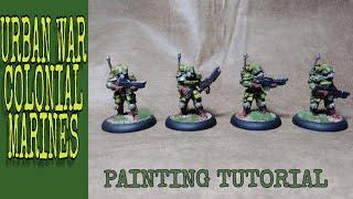 How to paint Urban war Marines