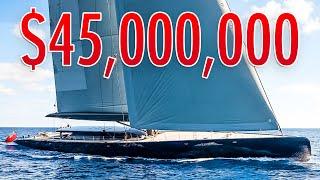 Inside a $45,000,000 Luxury Sailing Yacht