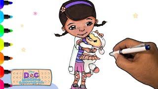 How to Draw Doc McStuffins | Dottie