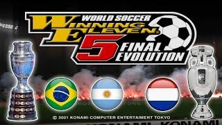 VAMOS POR LOS CLASSIC BRASIL, ARGENTINA Y HOLANDA EN WINNING ELEVEN 5 | PRO EVOLUTION SOCCER PS2