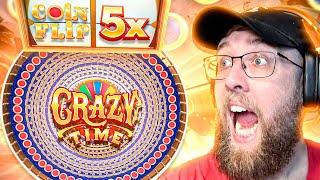 TOP SLOT COINFLIP GAME SHOW ON CRAZY TIME (BIG WIN)