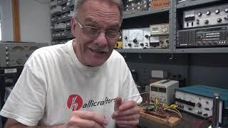 How to add Push to talk PTT Vintage Hallicrafters HT-32 Ham Radio Transmitter Mic Key system