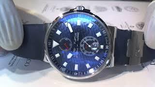 十點九分鐘錶ULYSSE NARDIN 雅典錶 MARINE TORPILLEUR 汪洋大海中的领航者