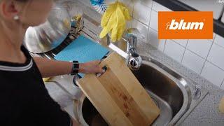 Organised under-sink unit with ample storage space | Blum Inspirations
