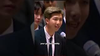 BTS LEADER KIM NAMJOON English Speech.