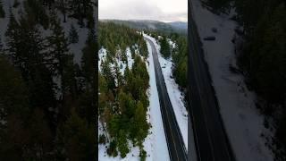 HD - Drone | An Oregon Mountain Calm | #dji #drone #mountain #fly #clouds #road #roads #Snow #trees