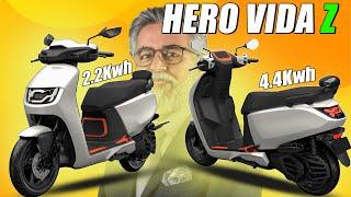 Hero MotoCorp VIDA Z Electric Scooter Unveil ! 2.2Kwh to 4.4Kwh ! Electric Scooter