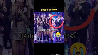 Rose help Jennie to stay away from confetti  #kpop #blinkies #blackpink #edit