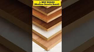 3 BEST ALTERNATIVES OF PLYWOOD #mdf #plywood #shorts #youtubeshorts #architecture #viral