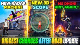 OB48 UPDATE FREE FIRE l FREE FIRE NEW UPDATE l FREE FIRE OB48 UPDATE CHANGES | FF OB48 UPDATE