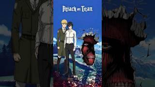 Armin X mikasa vs All Titan's #anime #shorts