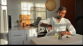 #1 A slow day in the countryside. Picking flowers from the garden| Breakfast in my homestead