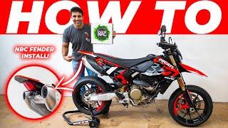 Ducati Hypermotard 698 RVE Mono NRC Fender Eliminator Kit Installation | Motomillion