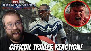 Captain America: Brave New World | Official Trailer REACTION!!!