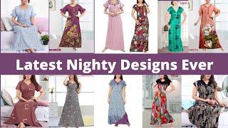 Latest cotton nighty designs || Perfect nighty for summer season || Stylish Nightwear | #nightsuits