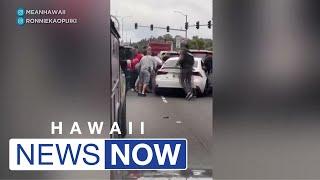 GRAPHIC: Violent arrest of auto theft suspect in Kaneohe caught on camera