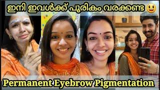 Eyebrow Microblading || Permanent Eyebrow Pigmentation Step by Step Experience #Alicechristy