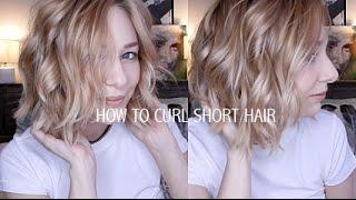 HOW TO CURL SHORT HAIR | EASY & EFFORTLESSLY CUTE