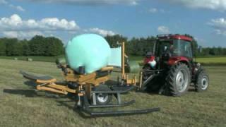 Compact, Robust Round Bale Wrappers - Tanco 580 Series