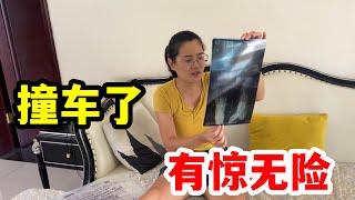摩托车刚买一个月，小曼就被撞伤了，这下至少得躺一周了，郁闷