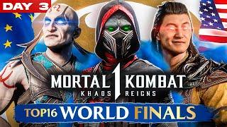 $2000 TOP16 WORLD FINALS (DAY 3): Ragequits, Upsets & Surprises [Mortal Kombat 1]