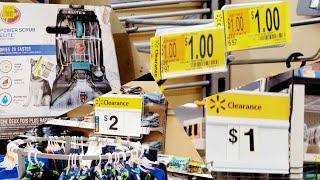 WALMART CLEARANCE SHOPPING MATRESS, CHEAP CLOTHES,LOTS OF 1.00 ITEMS