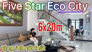 Chính chủ gửi bán NHÀ KHU ĐÔ THỊ NĂM SAO (five star eco city)  Tặng hết tất cả nội thất cao cấp!!!