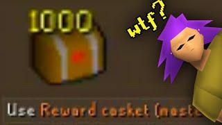 This Man Opens 1,000 Master Clues after saving them for 1 Year...