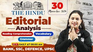 The Hindu Analysis | 30 November 2024 | Hindu Editorial Today, Vocab, Reading, Grammar | Rupam Ma'am