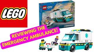 Reviewing the LEGO Emergency Ambulance!. A New Lego City Kit For 2025! Set #60451.