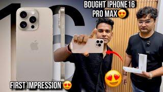 Finally Bought IPhone 16 Pro Max 1TB  * FIRST IMPRESSION*