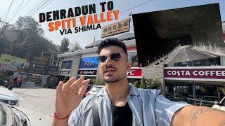 Part 1 Road Trip to SPITI Valley | Dehradun to Nathpa via Shimla | Kulchas, Pizzas & Stunning Views