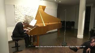 Bach Das wohltemperierte Klavier The Well Tempered Clavier II on Harpsichord