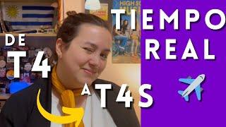 Cómo ir de la terminal T4s a la T4 | CUÁNTO SE DEMORA? y VICEVERSA! #Aeropuerto Madrid Barajas