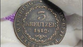 3 KREUTZER 1812 , AUSTRIA , знаходили такі монети ви на пошуку ?