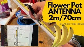 HAM RADIO: Flower Pot Antenna, Perfect Stealth Antenna for 2m/70cm