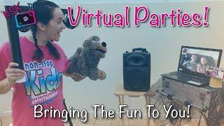 Virtual Party Showreel | Non-Stop Kids Virtual & Online Entertainment