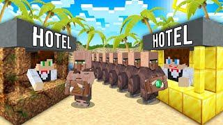 BOGATY HOTEL SmileSlow vs BIEDNY HOTEL Sebka w Minecraft!