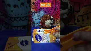 Don't Try To Steal His Sunkist Premium Orange Juice #shorts #viral #asmr  #trending #food