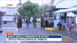 Marco Angulo permanece en estado crítico tras grave siniestro de tránsito